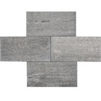 Minimaal 75! Strato 25x50x6 cm Brugge grijs/zwart bestrating tegel Gardenlux - Gardenlux - thumbnail