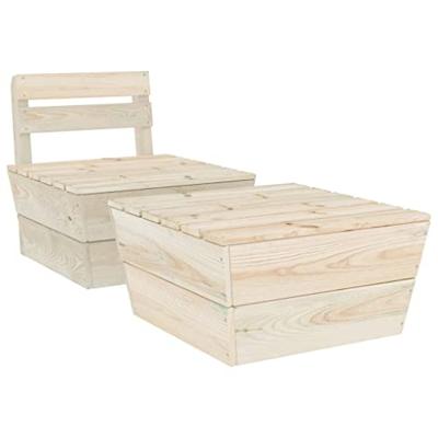 vidaXL 2-delige Loungeset geïmpregneerd vurenhout vidaXL 2-delige Loungeset geïmpregneerd vurenhout