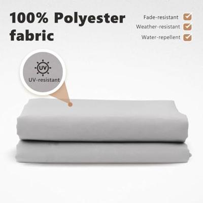 VidaXL Vervangingsdoek voor zonnescherm lichtgrijs 280 x 245 cm VidaXL Vervangingsdoek voor zonnescherm lichtgrijs 280 x 245 cm