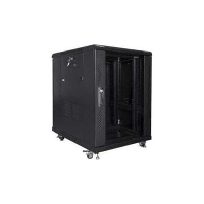 Lanberg FF01-6815-12B rack 15U Vrijstaande rek Zwart Lanberg FF01-6815-12B rack 15U Vrijstaande rek Zwart