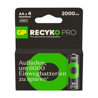GP ReCyko Pro Oplaadbare AA batterij (penlite) NiMH 2000 mAh 1.2 V 4 stuk(s)