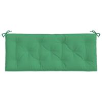Tuinbankkussens 2 st 120x50x7 cm oxford stof groen - thumbnail