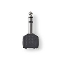 Nedis Stereo-adapter 6,35 mm male naar 2x 3,5 mm female - thumbnail
