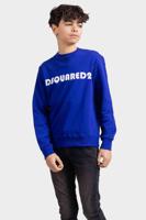 Dsquared2 Relax Felpa Sweater Kids Blauw/Wit - Maat 116 - Kleur: WitBlauw | Soccerfanshop - thumbnail