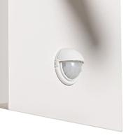 QAZQA Buiten wandlamp wit incl. LED IP54 bewegingssensor - Simon - thumbnail
