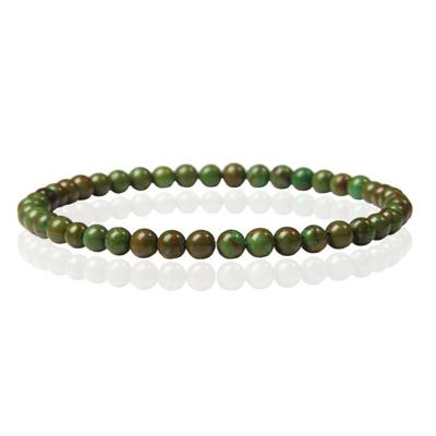 Memphis Natuursteen Armband - 4mm Green Jade Memphis Natuursteen Armband - 4mm Green Jade