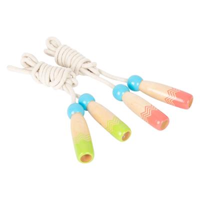 Small Foot - houten springtouw met patroon, set van 2