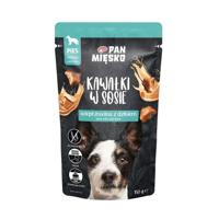 PAN MIĘSKO Pieces in sauce Pork with wild boar - natvoer voor honden - 150g - thumbnail