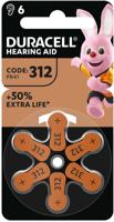 Duracell hoortoestelbatterijen DA312, blister van 6 stuks - thumbnail