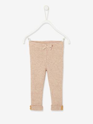 Tricot babylegging beige