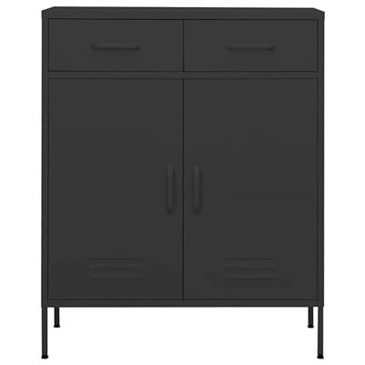 Opbergkast 80x35x101,5 cm staal antracietkleurig