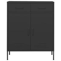 Opbergkast 80x35x101,5 cm staal antracietkleurig - thumbnail