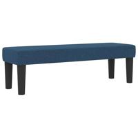 Boxspring bed met matras met hoofdeinde Blauw 120 x 200 cm Stof - thumbnail