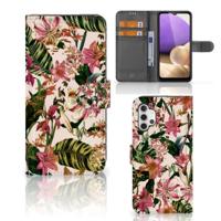 Samsung Galaxy A32 4G Hoesje Flowers - thumbnail