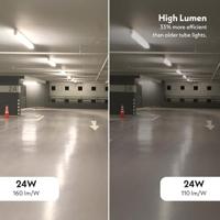 Set van 2 LED TL Buizen 150 cm - T8 (G13) - 24 Watt 3840 lumen - 160lm/W - High lumen - vervangt 128W (128W/840) - 4000K - flikkervrij - thumbnail