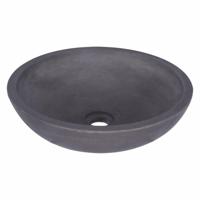 Differnz Ravano waskom beton donkergrijs rond Ø 40 x 12 cm - thumbnail