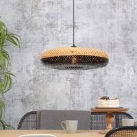 GOOD&MOJO Hanglamp 'Palawan' Large, Bamboe, kleur Naturel/Zwart - thumbnail