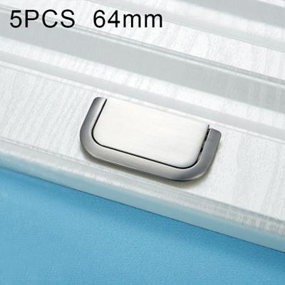 5 stuks 4117-64 eenvoudige Europese meubilair lade verborgen gesp handvat (geborsteld)