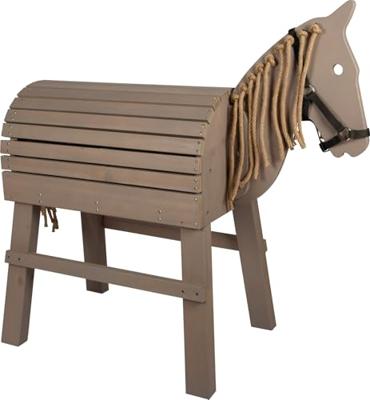 Small Foot - houten paard grijs
