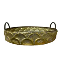 Dienblad Rainbow Goud Ø48cm - thumbnail