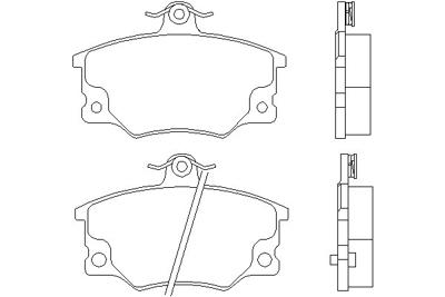 Remblokken set 2083302