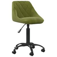VidaXL Kantoorstoel fluweel lichtgroen - thumbnail
