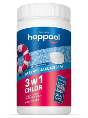 Acrylmed MULTICHLOR 3 in 1 Multifunctionele tabletten die chloor afgeven 200 g - 1 kg