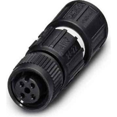 Phoenix Contact 1641701 Sensor/actuator connector, niet geassembleerd M12 Aantal polen (sensoren): 4 Bus, recht 1 stuk(s) Phoenix Contact 1641701 Sensor/actuator connector, niet geassembleerd M12 Aantal polen (sensoren): 4 Bus, recht 1 stuk(s)