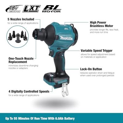 Makita DAS180Z Accu Blaasmachine 18V Basic Body