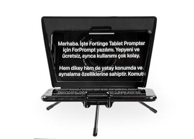 Fortinge MIA-XL Mobiele Teleprompter voor DSLR, Smartphone en PC Fortinge MIA-XL Mobiele Teleprompter voor DSLR, Smartphone en PC