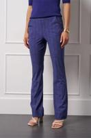 Flair herringbone trousers - ink blue - 13107 - thumbnail