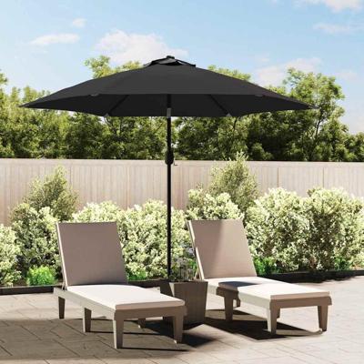 Vervangingsdoek voor parasol 300 cm zwart