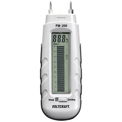 VOLTCRAFT FM-200 Materiaalvochtmeter Meetbereik bouwvochtigheid 0.2 tot 2 %Vol. Meetbereik houtvochtigheid (bereik) 6 tot 44 %Vol. VOLTCRAFT FM-200 Materiaalvochtmeter Meetbereik bouwvochtigheid 0.2 tot 2 %Vol. Meetbereik houtvochtigheid (bereik) 6 tot 44 %Vol.