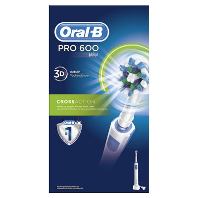 Oral-B PRO 600 Cross Action - BOX Elektrische Tandenborstel Oral-B PRO 600 Cross Action - BOX Elektrische Tandenborstel