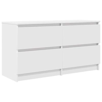 Tv-meubel 100x35x54 cm bewerkt hout wit