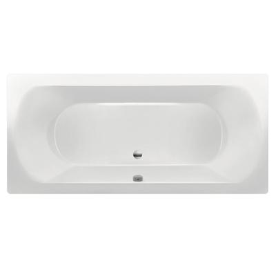 Ligbad Inbouw Xenz Lagoon Ovaal 75x170x50cm Acryl Hoogglans Wit