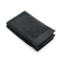 Walra gastendoek soft cotton antraciet 30x50 cm set van 2 - thumbnail