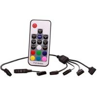 Xilence LQZ.RGB_Set, RGB Remote Control, Receiver, 1to4 RGB Splitter - thumbnail