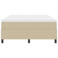 Boxspringbed met matras in lichtgroen-grijs, 140 x 200 cm, van corduroy stof - thumbnail