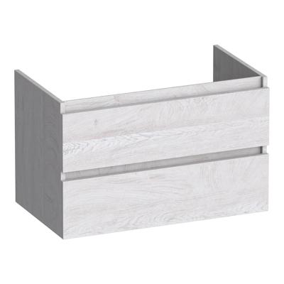 Brauer Joy - Onderkast - 80 cm - met 2 Softclose Lades Greeploos en 1 Sifon Uitsparing - Forest Seashell