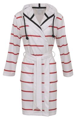 Carl Ross Carl Ross dames badjas 561310 white/night blue 36/38