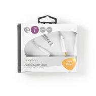 Nedis CCBW65950WT015 USB-adapter USB-C - 3.5mm female 0.15 m wit