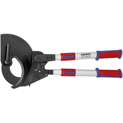 Knipex 95 32 100 Ratel-kabelsnijder Geschikt voor (striptechniek) Aluminium- en koperkabel, een- en meerdraads 100 mm 960 mm²