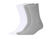 esmara 4 Paar sokken (grijs/wit, 39-42) - thumbnail