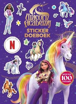Big Balloon Unicorn academy sticker doeboek