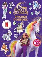 Big Balloon Unicorn academy sticker doeboek - thumbnail
