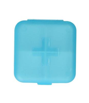 JVDL Pillendoos plus 4 vakken blauw