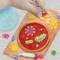 Play-Doh microscoop met licht - 5 kleipotjes - thumbnail