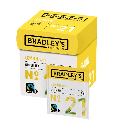 Bradley's favourites green tea lemon no. 21 (72x 1,75g)