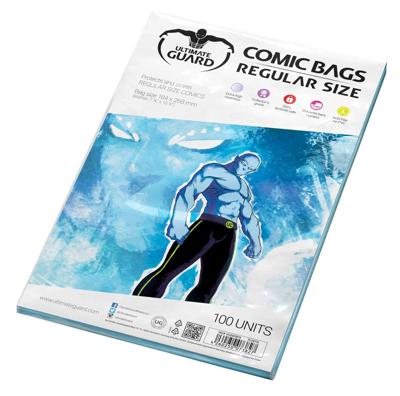 Ultimate Guard Comic Bags Standard (100) - Regular Size Ultimate Guard Comic Bags Standard (100) - Regular Size